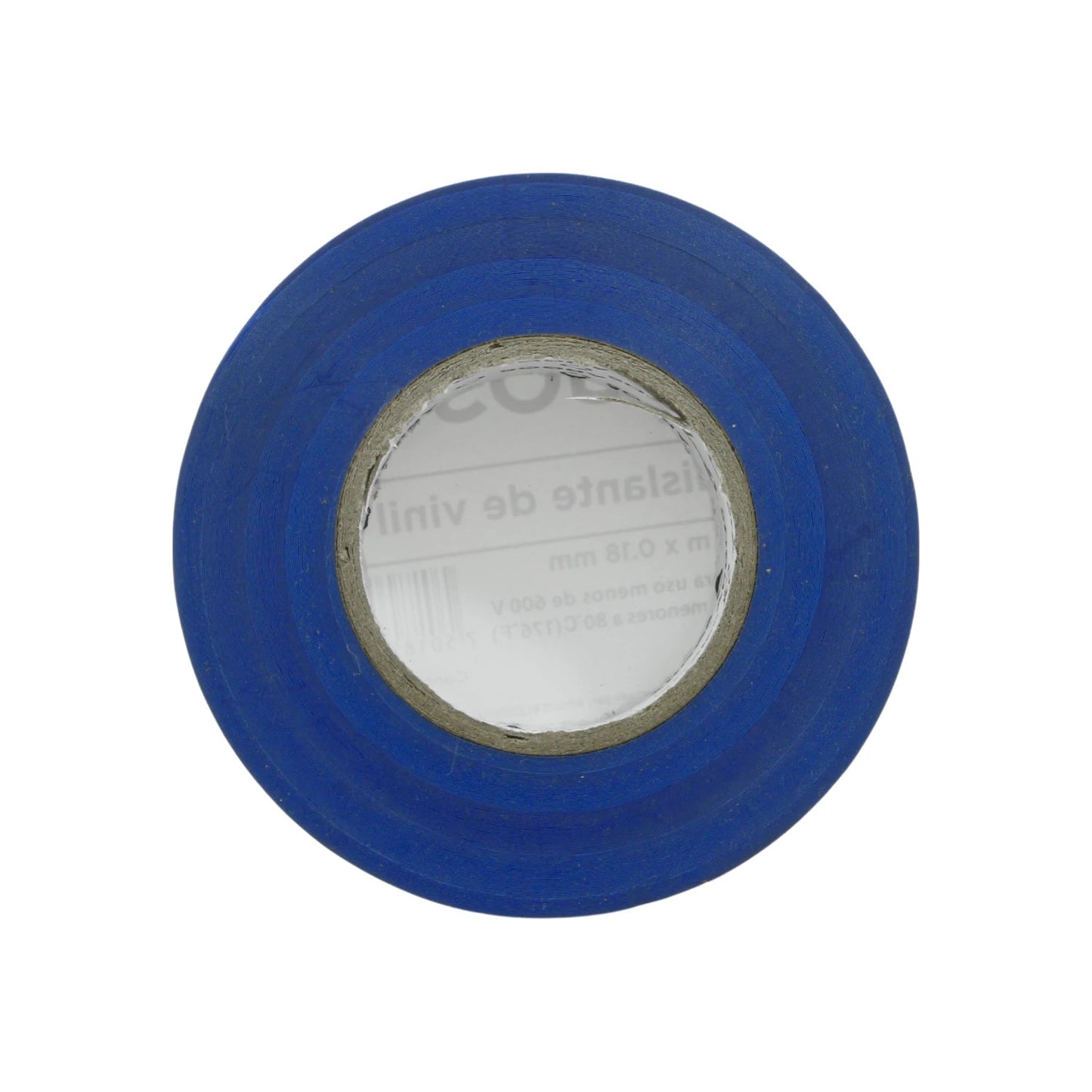 Rollo de cinta de aislar azul para aislamiento eléctrico y reparaciones de cables