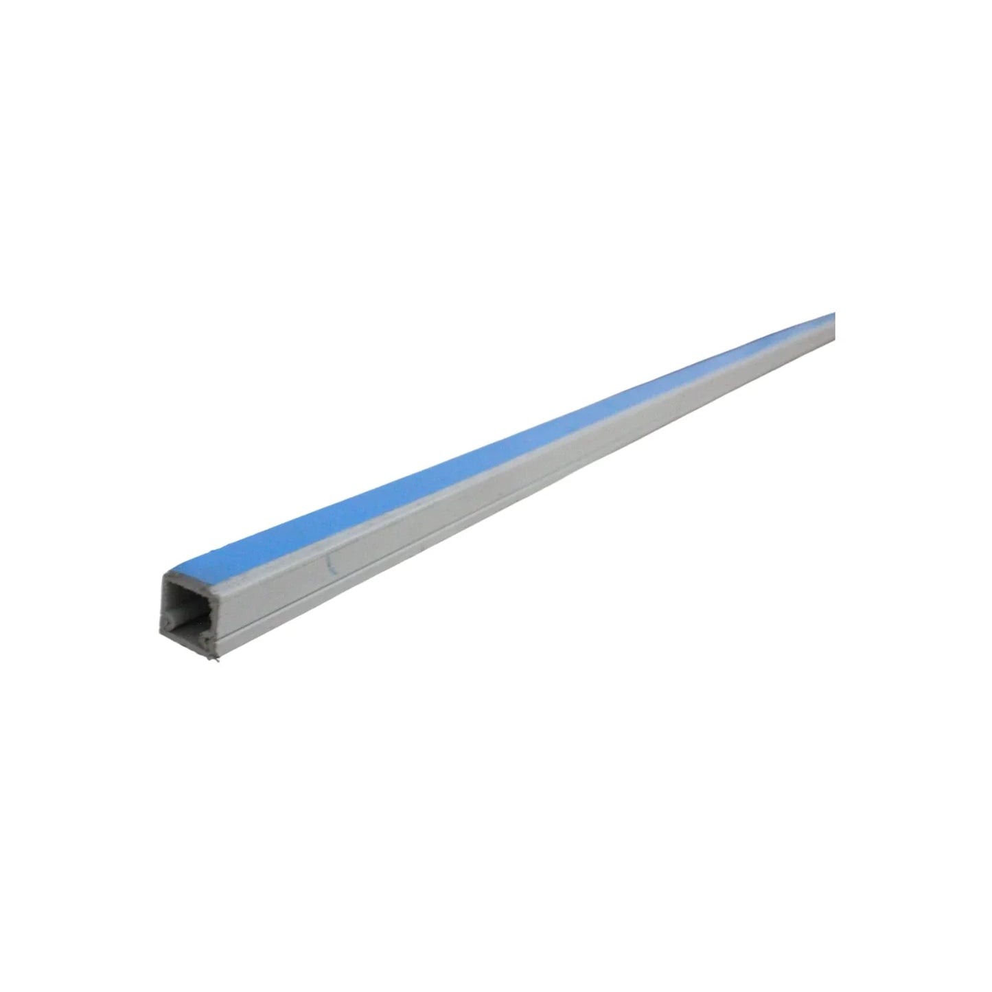 Canaleta 1 vía con adhesivo 11 mm x 12 mm x 2 m blanca 1112
