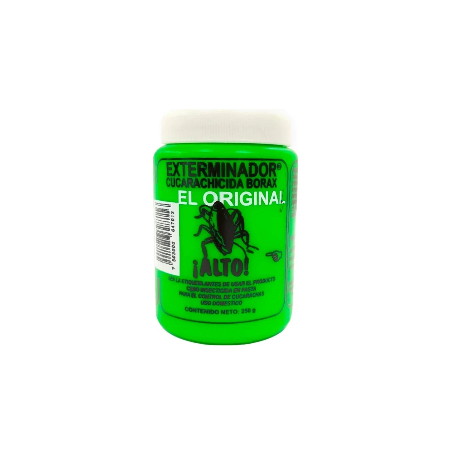 Cucarachicida Exterminador Borax en pasta 250g verde para eliminar cucarachas y plagas domésticas