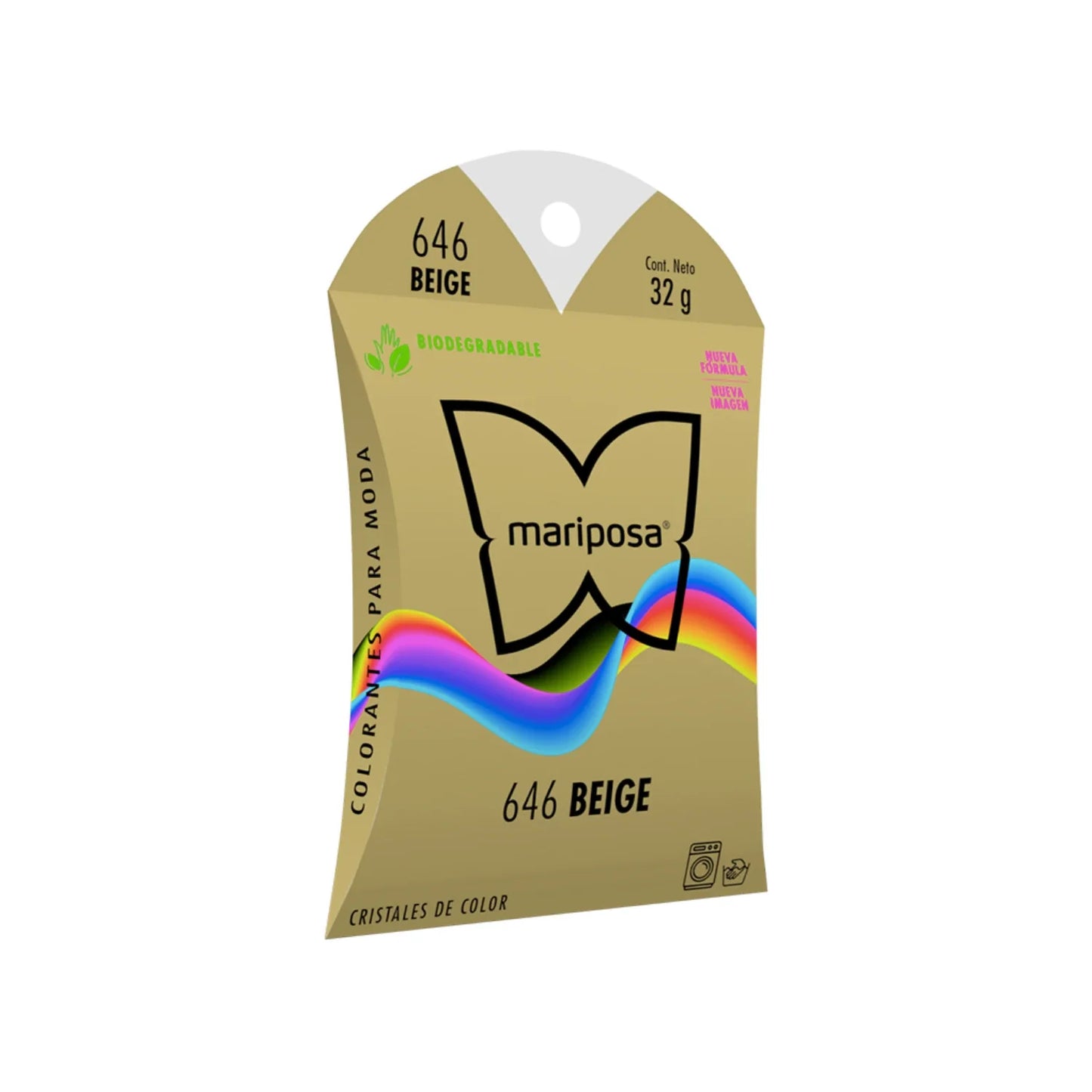 Colorante beige cristales Mariposa 646