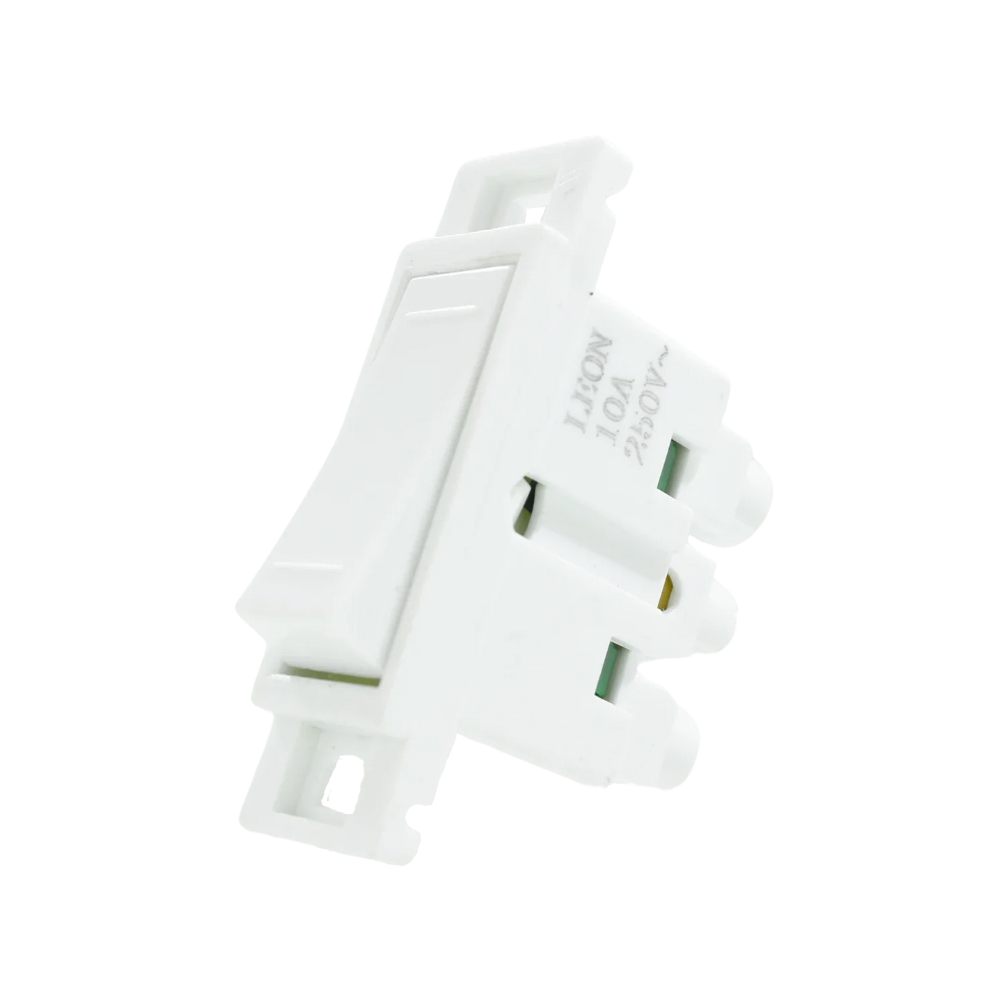 Apagador de escalera blanco con muelas León L-A24-B