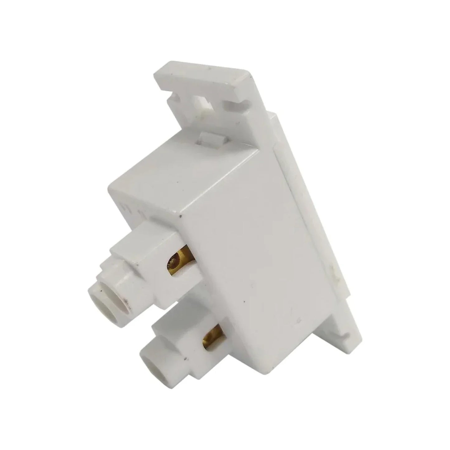 Contacto aterrizado blanco León LC01-B