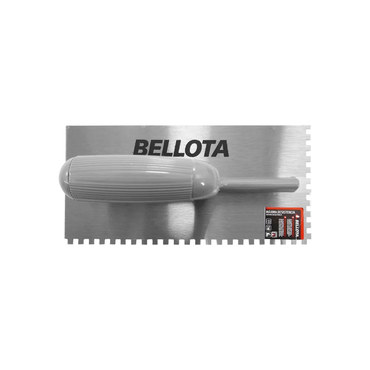 Llana de diente cuadrado 1/4" mango de plástico Bellota 750877