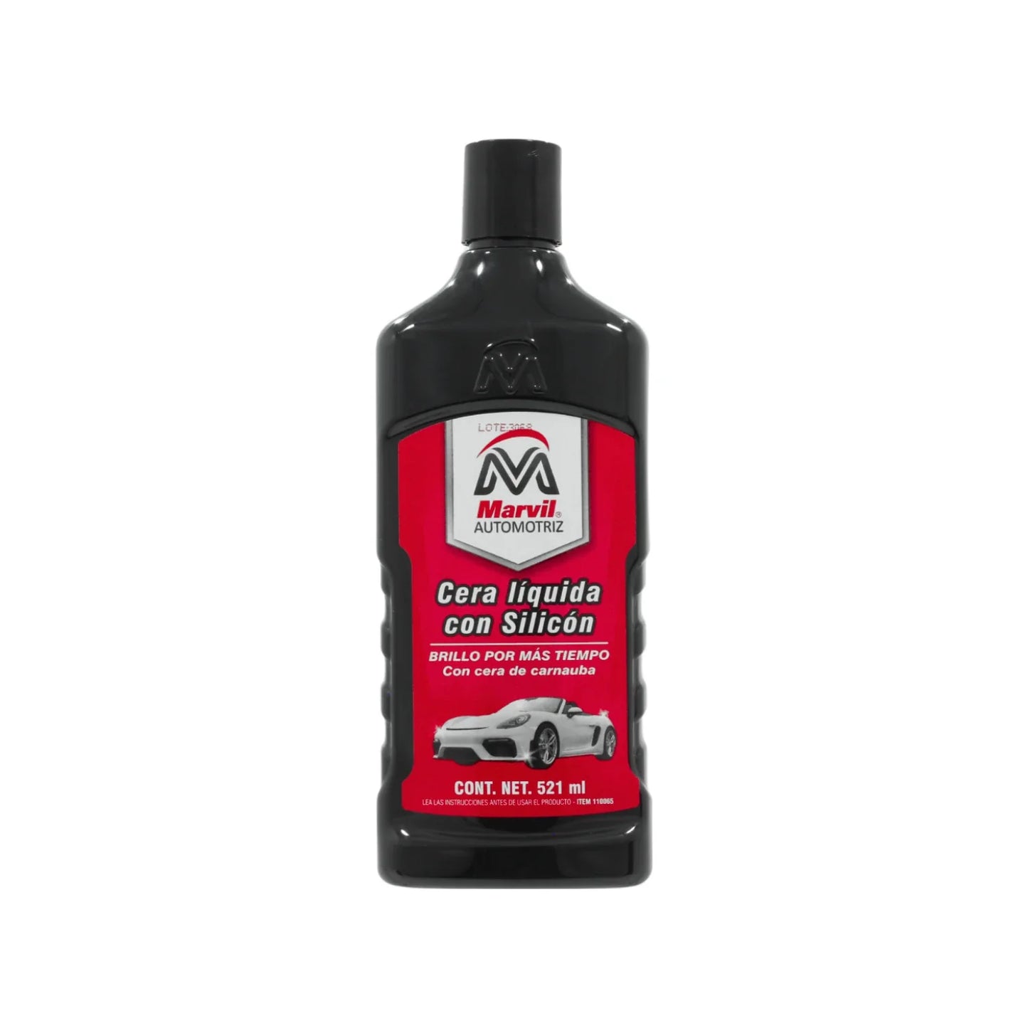 Cera líquida con silicón 500 ml roja Marvil 110065