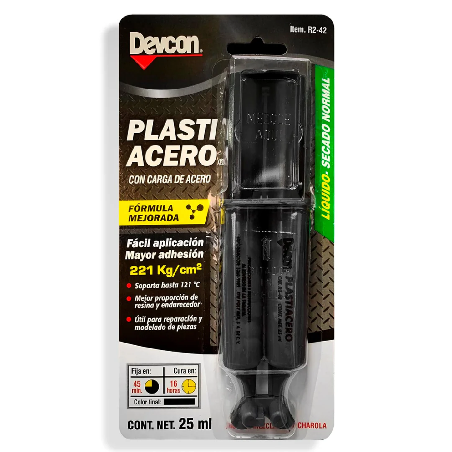 Plastiacero jeringa 25 ml Devcon R2-42