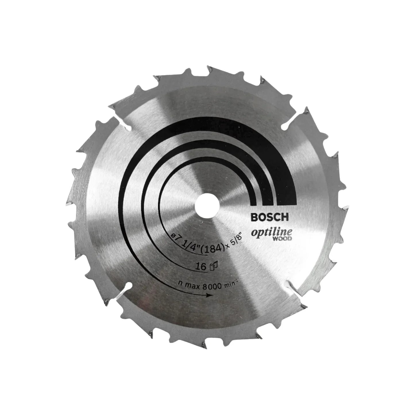 Disco sierra circular 7 1/4" de 16 dientes para madera Bosch optiline 2608640845