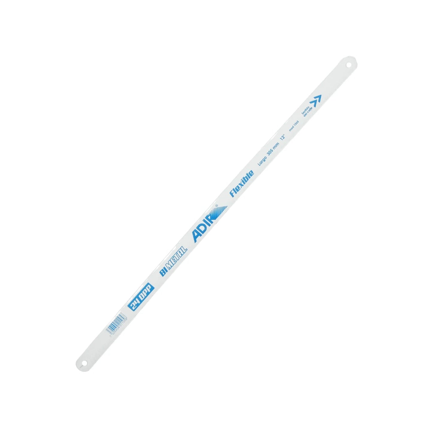 Segueta bimetálica Adir 12 pulgadas 24 DPP flexible para corte de metal, modelo 1565