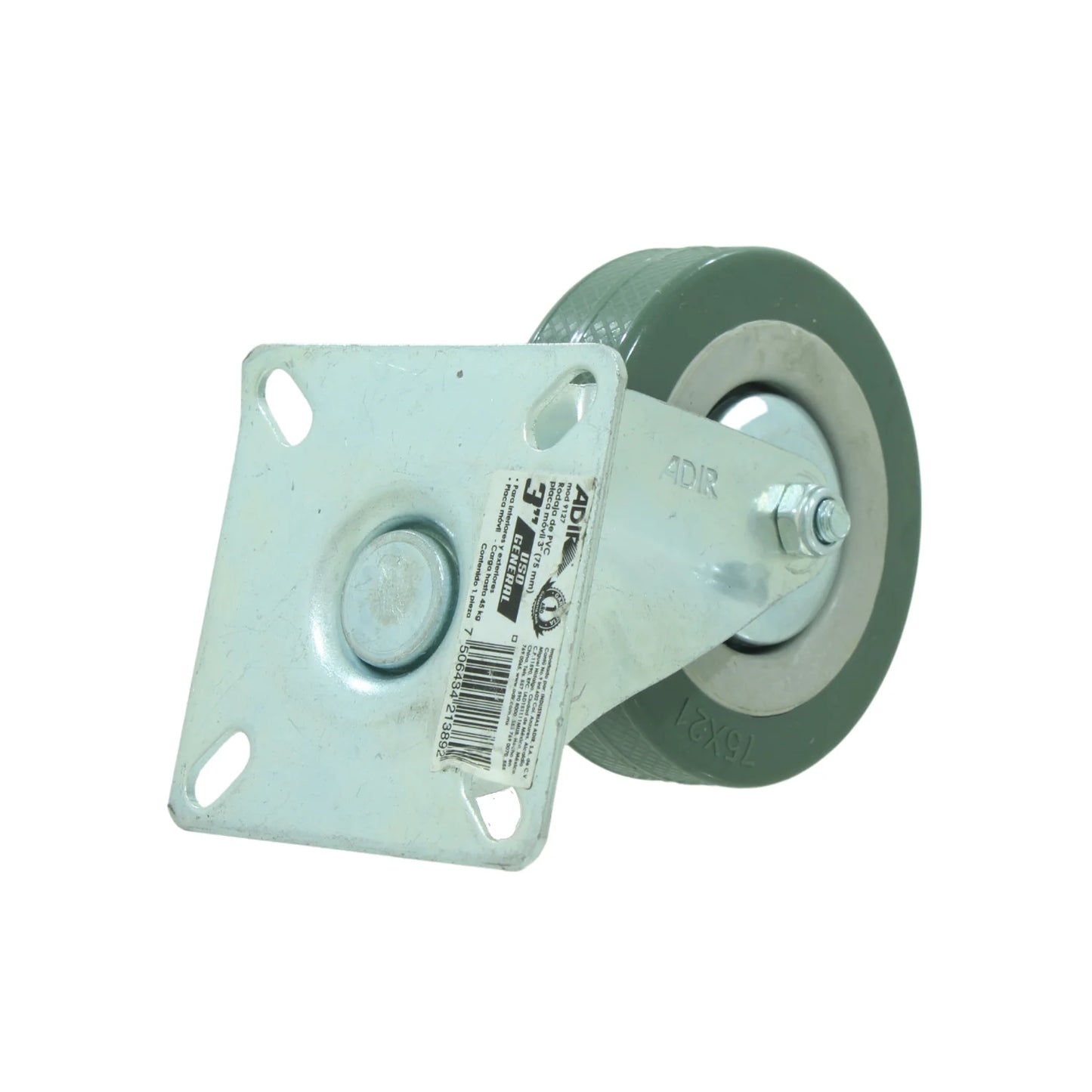 Rodaja giratoria 3" Adir 9127