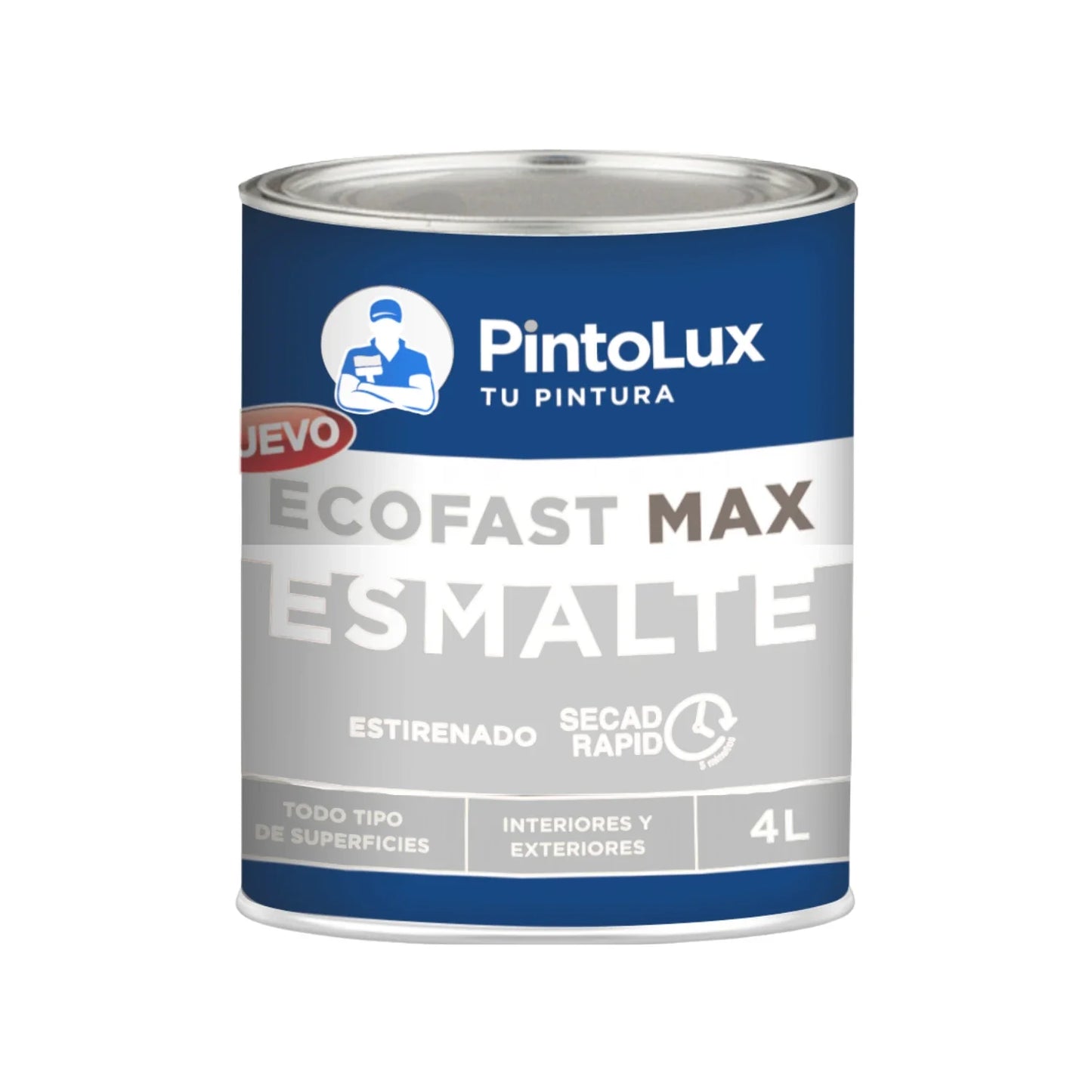 Pintura de esmalte blanca 4 l EcoFast Max 1700-4