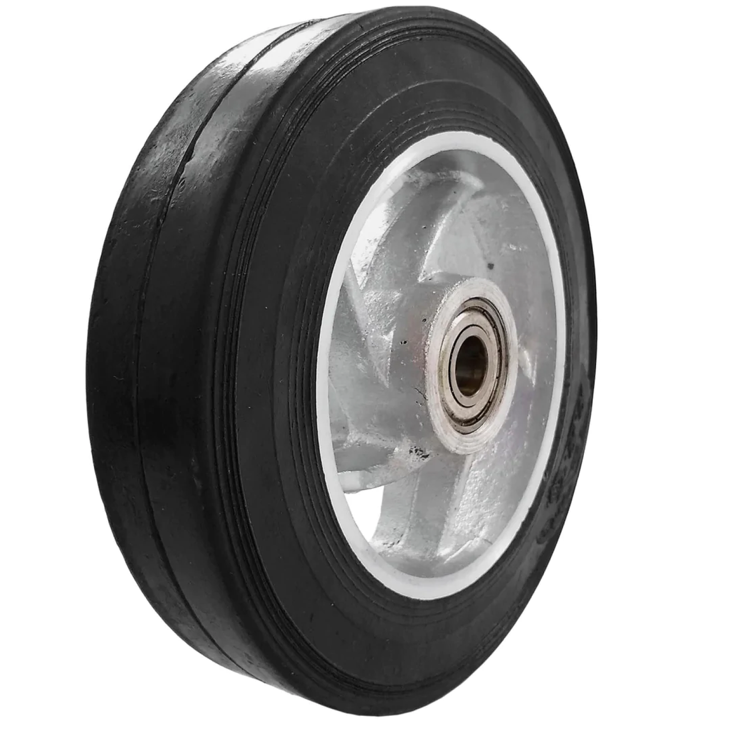 Rueda para diablo 8" con rin de rayos tipo franche Huajucar