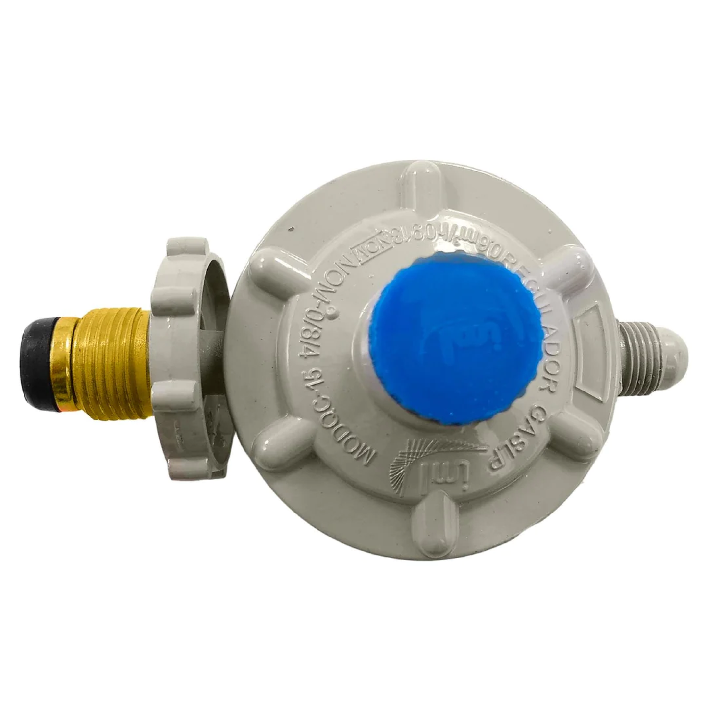 Regulador de gas con maneral y rosca baja presión Magaña QC15