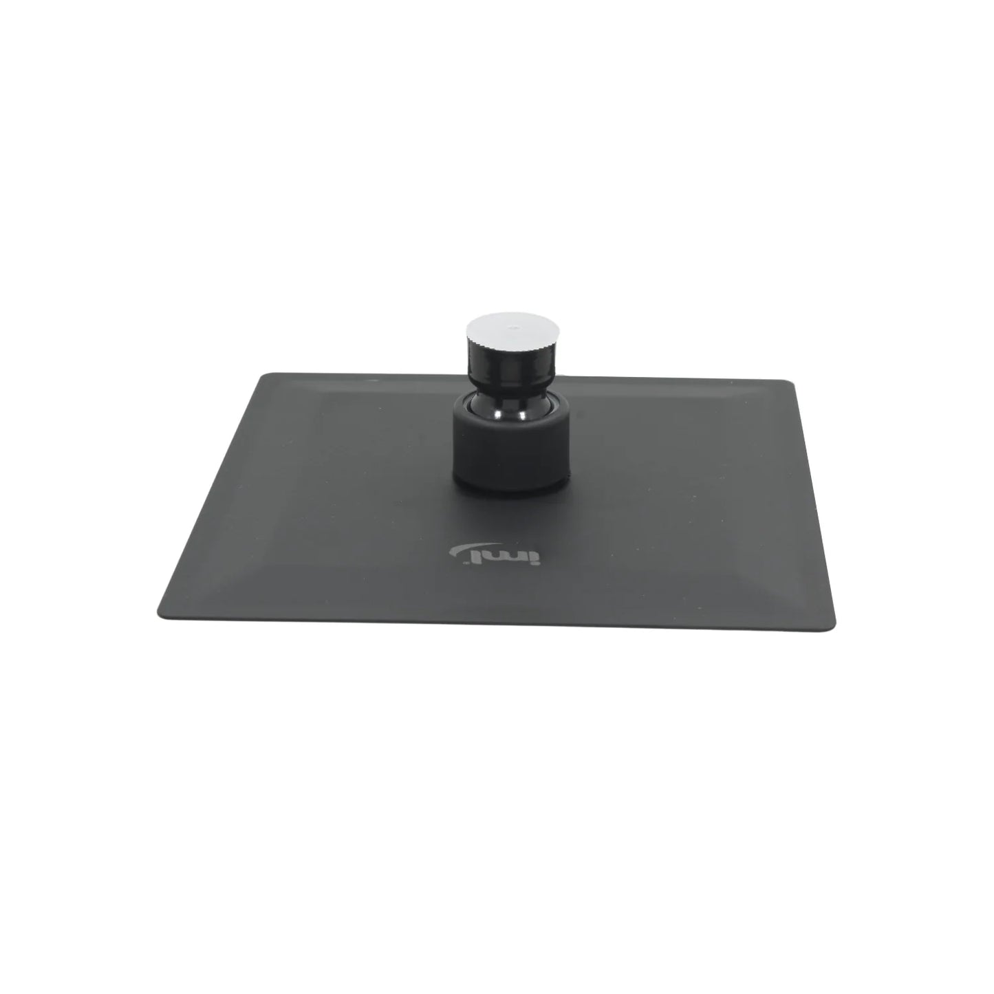 Regadera cuadrada 6" acero inoxidable negra mate Magaña P-RC15N
