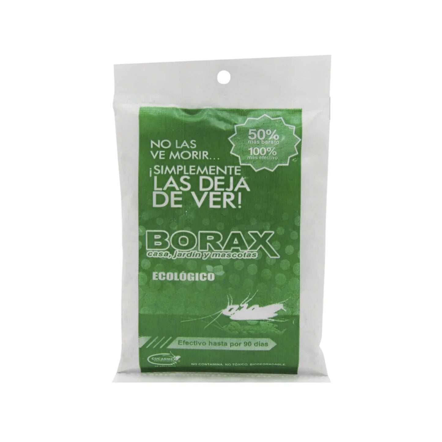 Cucarachicida en polvo 90 g verde Bórax