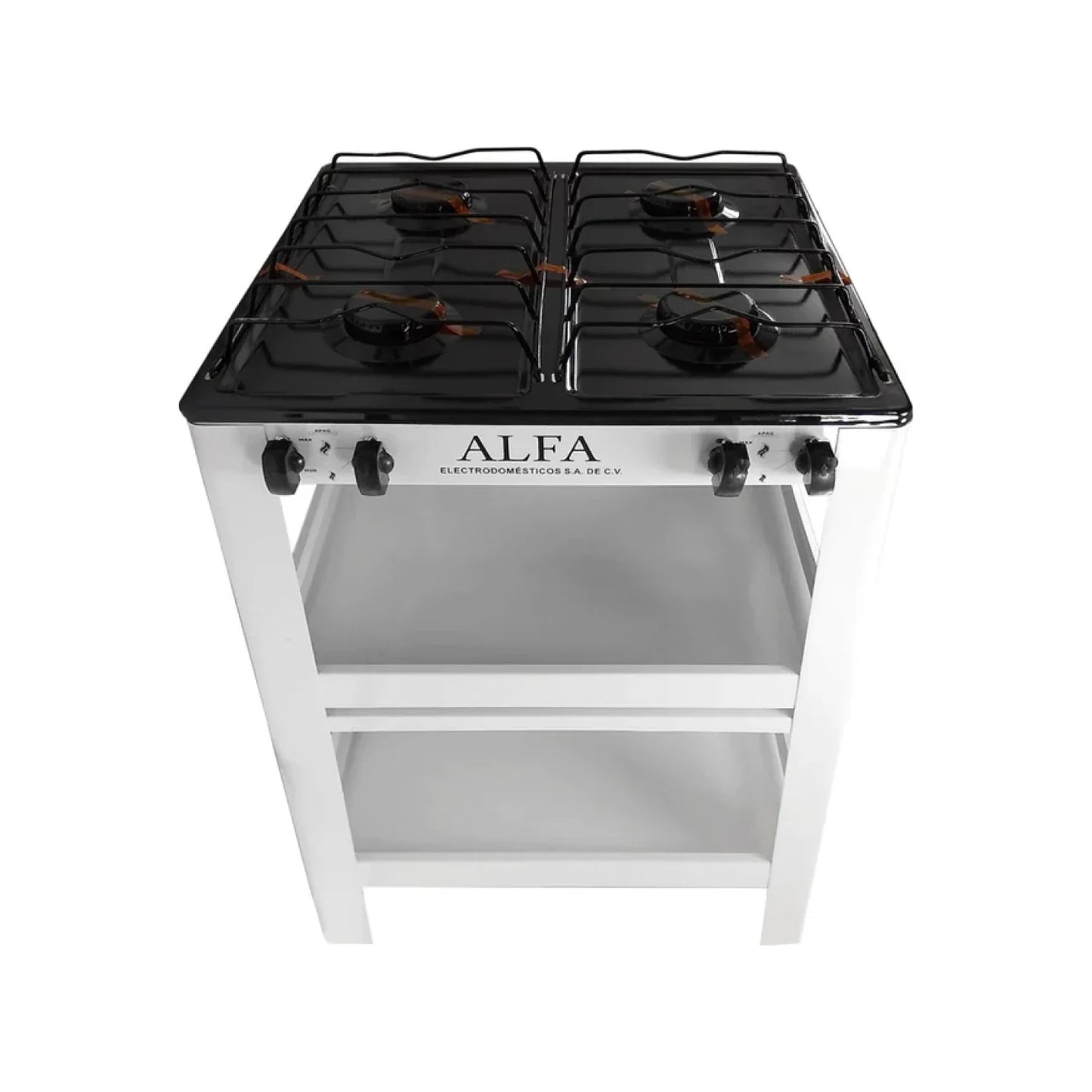 Estufa 4 quemadores con gabinete Alfa 411