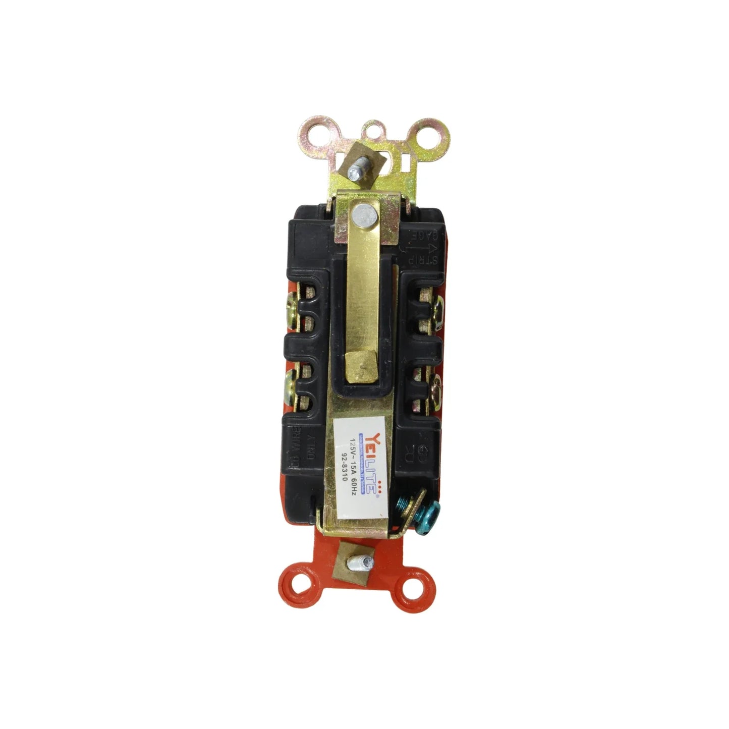 Contacto dúplex naranja Yeilite 928310