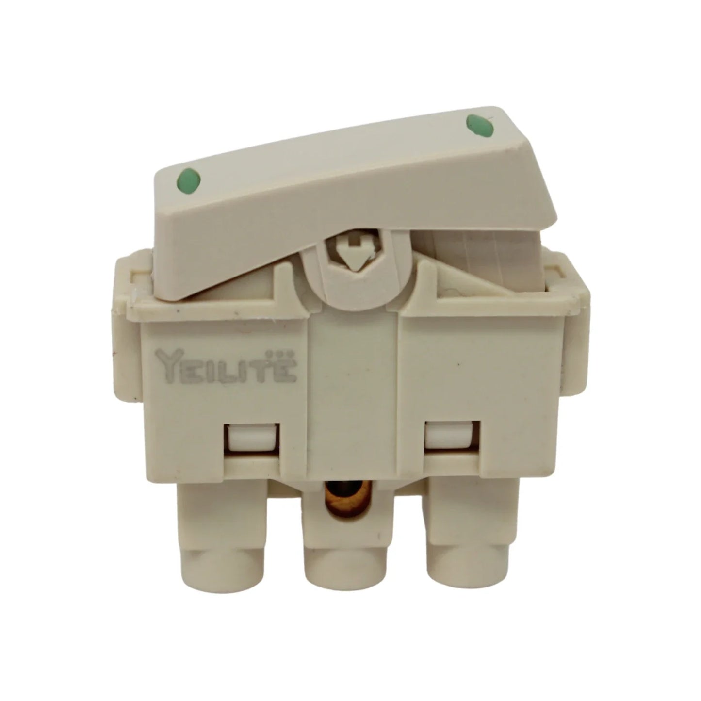Apagador de escalera tipo venecia marfil Yeilite 921205