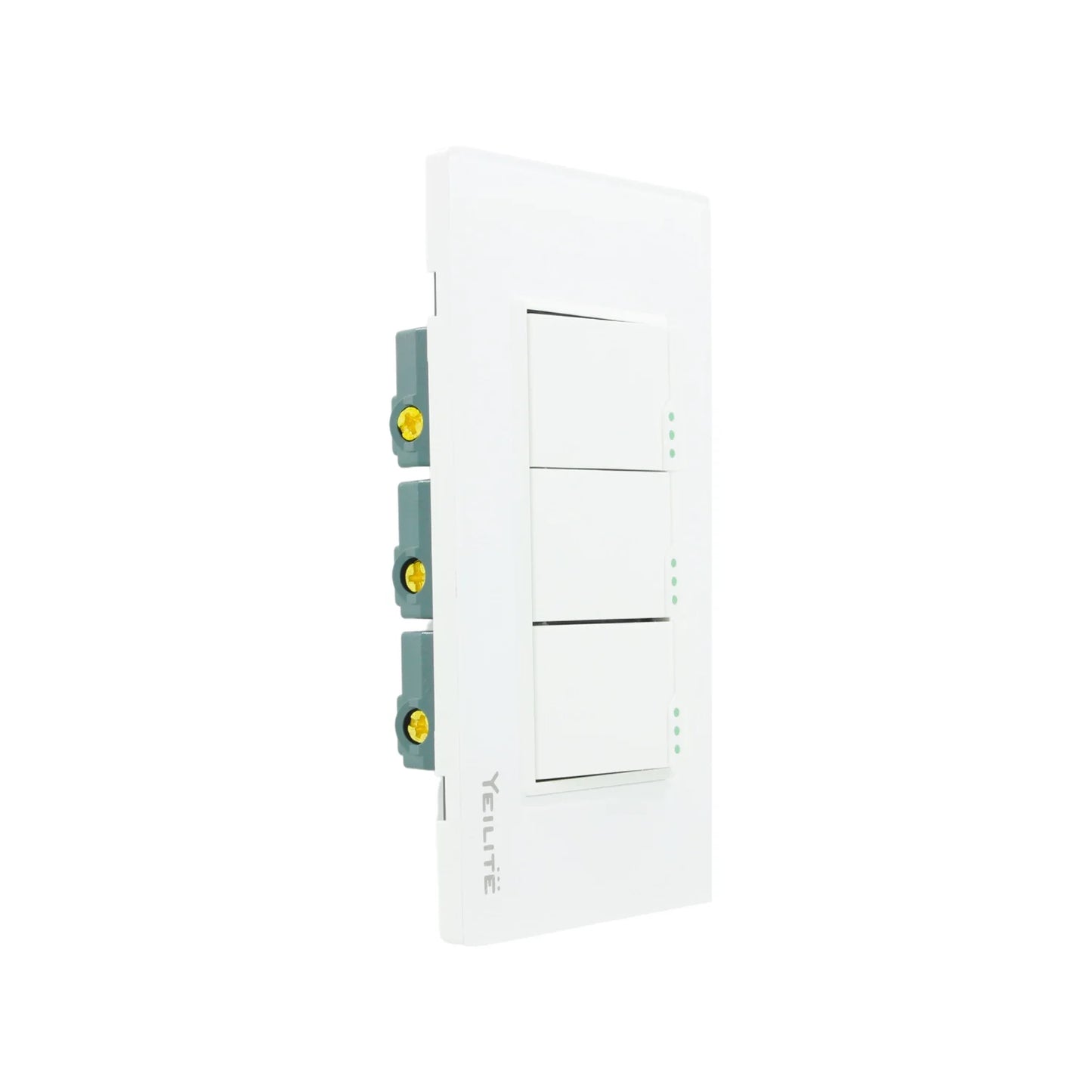Placa 3 apagador escalera cristal Yeilite 921530 sicilia