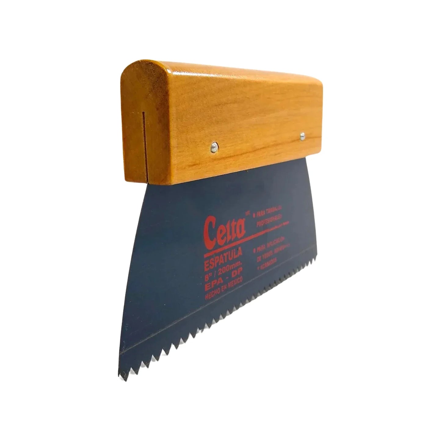 Espátula ancha para pared diente de punta Celta