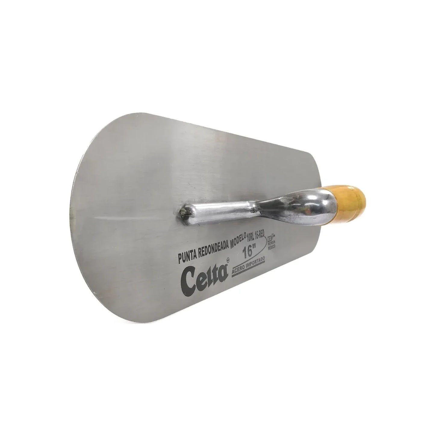 Llana lisa mango de madera redonda Celta 10RL-16