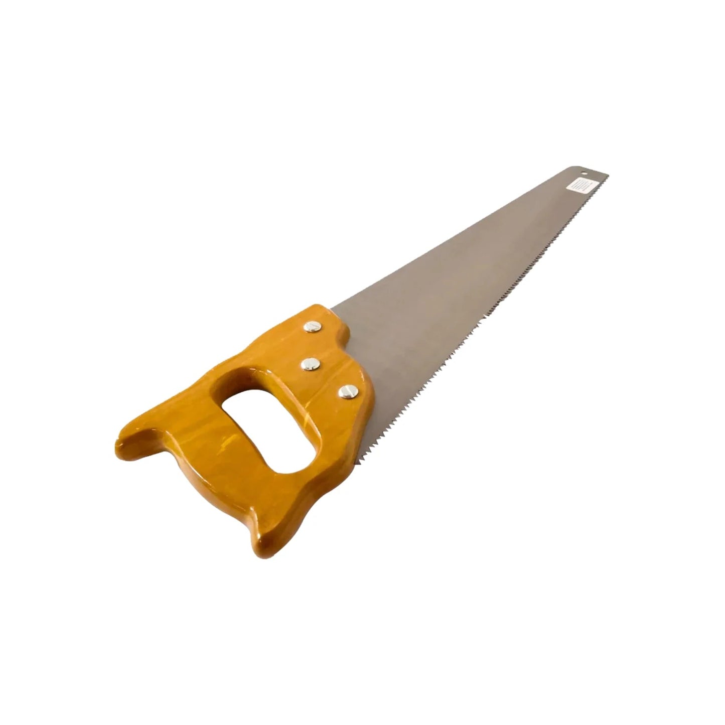 Serrote de mano 20 pulgadas con hoja de acero y mango de madera barnizado para carpintería