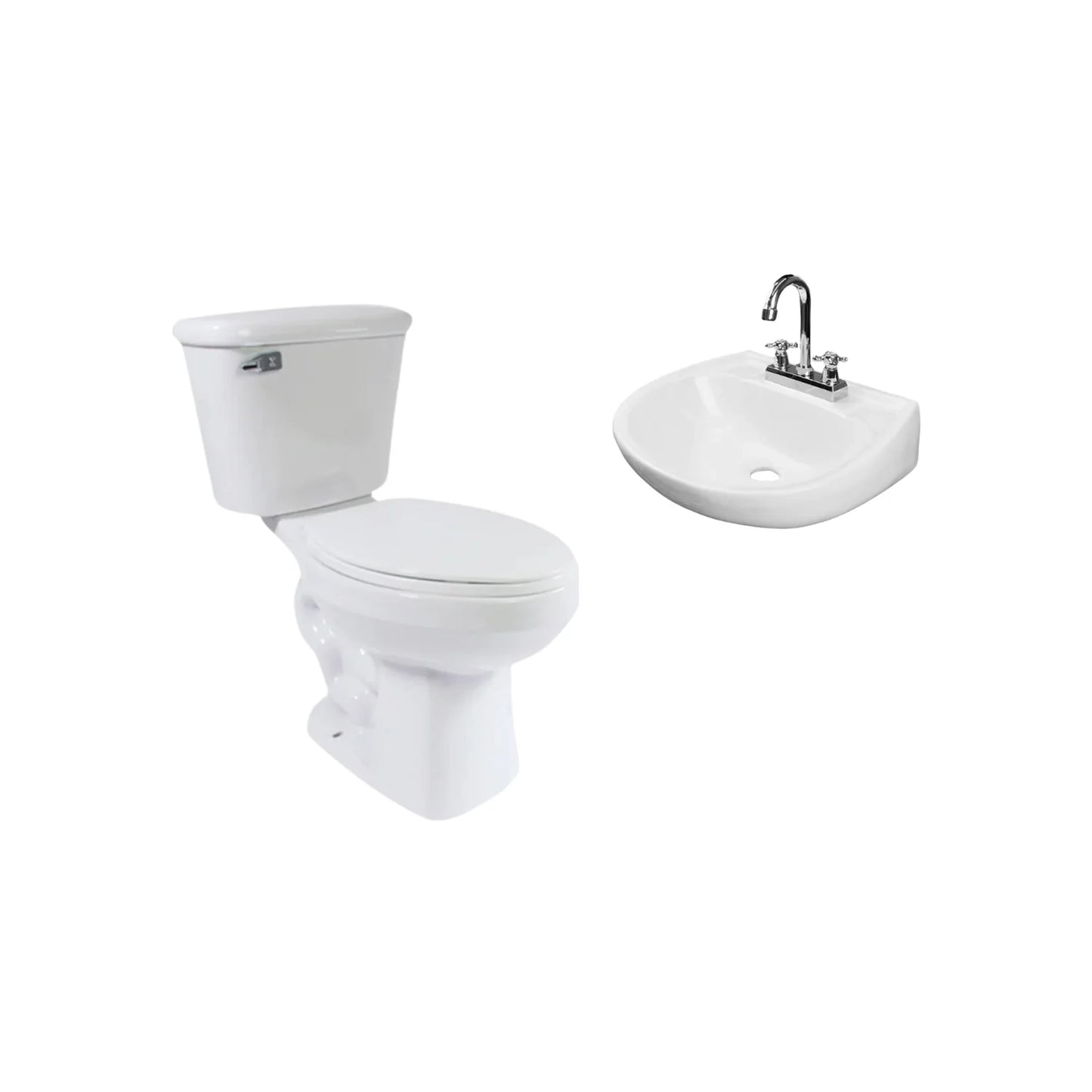 Kit de baño completo WC/lavabo Ekon plus 62801