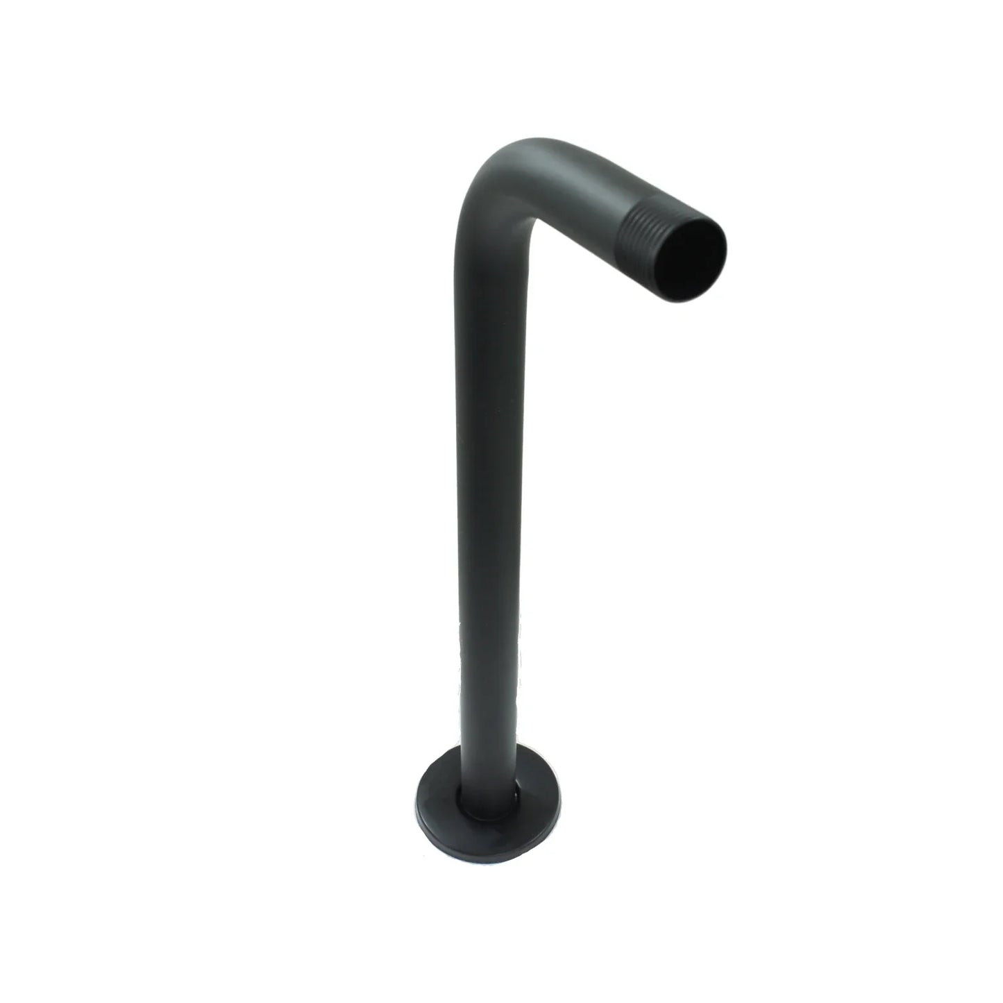 Brazo para regadera 40 cm negro mate Metalflu 27314