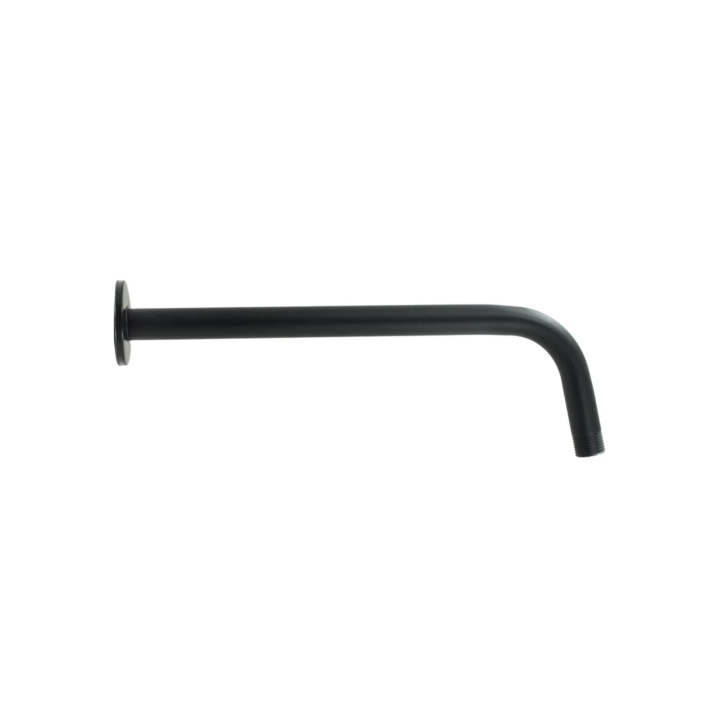 Brazo para regadera 40 cm negro mate Metalflu 27314