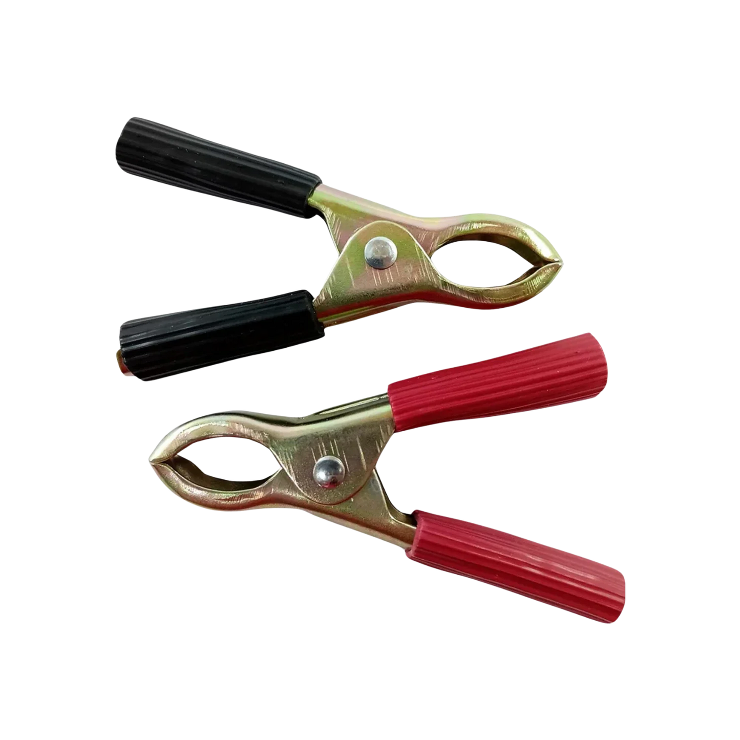 Pinza caimán chico 2 piezas rojo-negro Huajucar