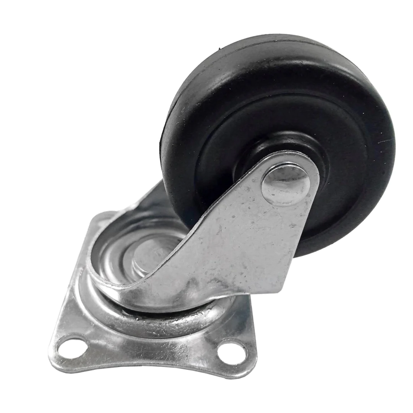 Rodaja giratoria 2.5" negra Maincraft M1201