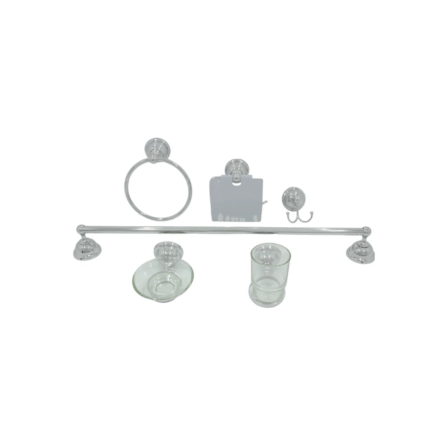 Juego de accesorios para baño cromado Fidic A03