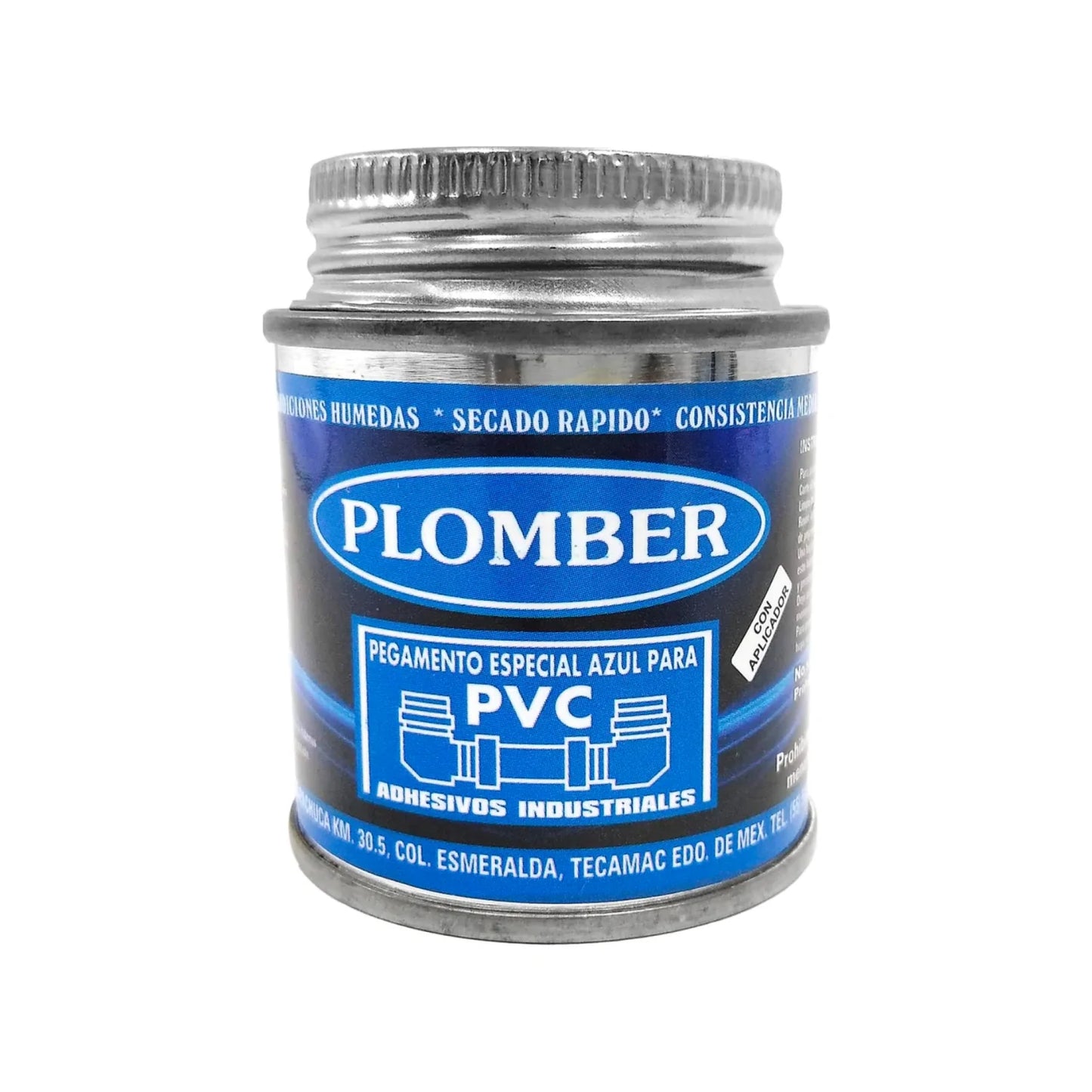 Pegamento para PVC 75 ml azul Plomber AZL-LAT75