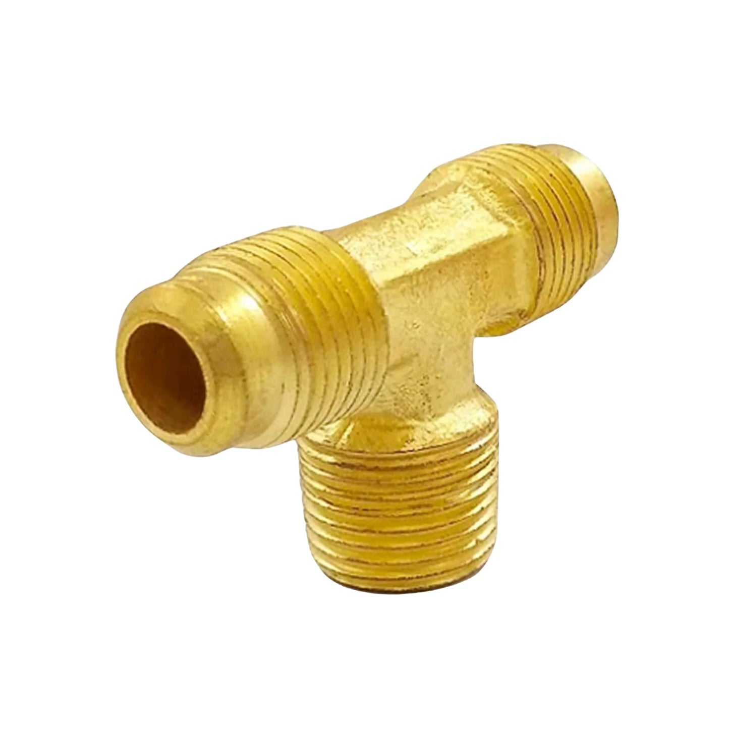 Tee terminal centro para gas 3/8 10 mm Aleamex AG-TTC10