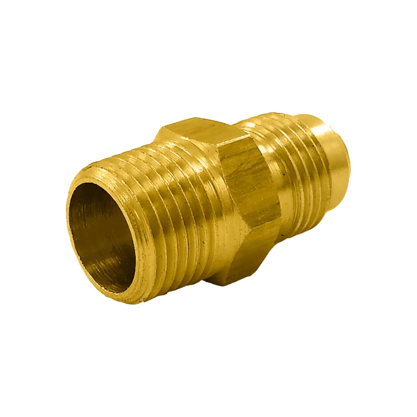 Niple terminal 3/8"x1/4" (10x6 mm) latonado Aleamex AG-NT1006