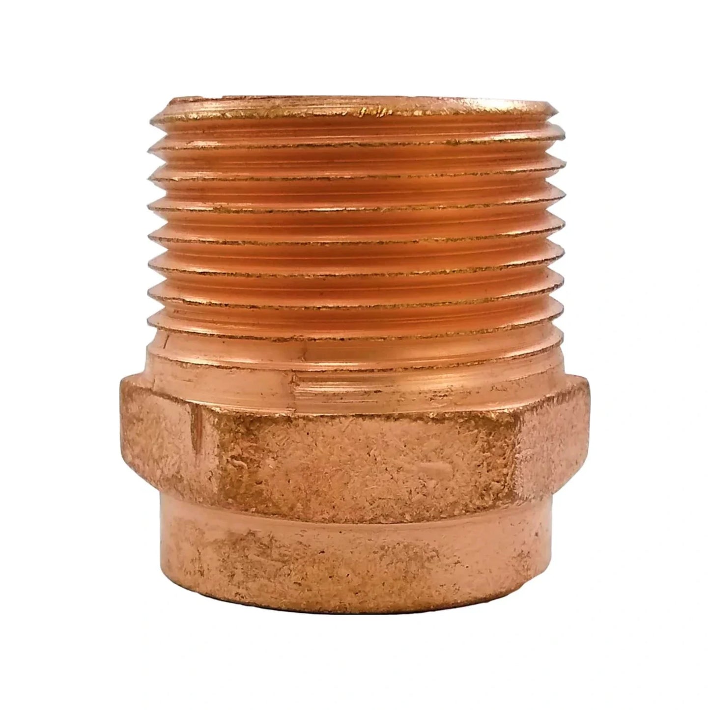 Conector cobre 1" (25 mm) rosca exterior (macho) Aleamex AA-20425