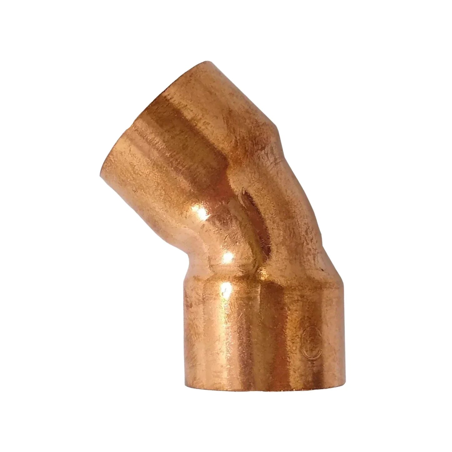 Codo cobre 1/2" (13 mm)x45° Aleamex ICN-20613