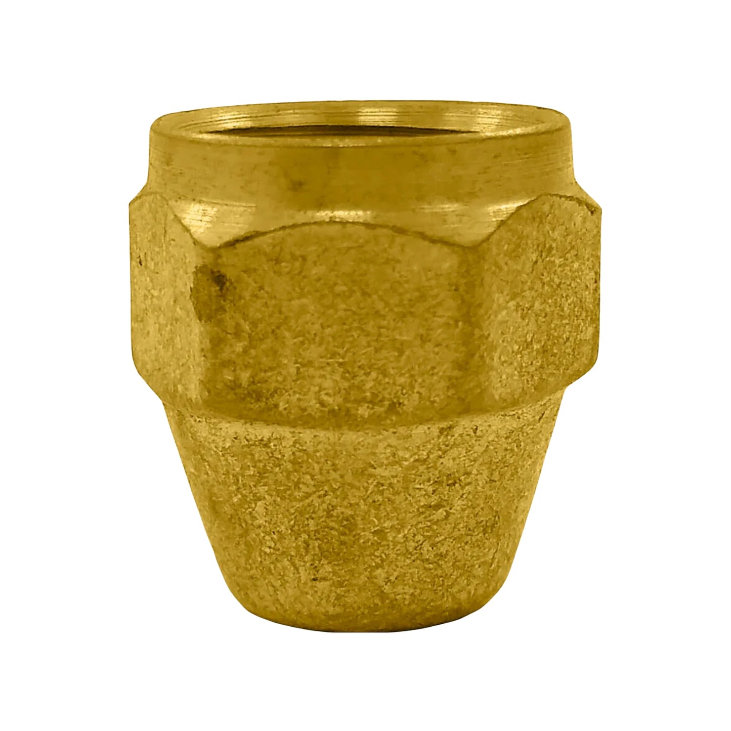 Tuerca cónica 3/8" (10 mm) latonada Aleamex AG-TC10