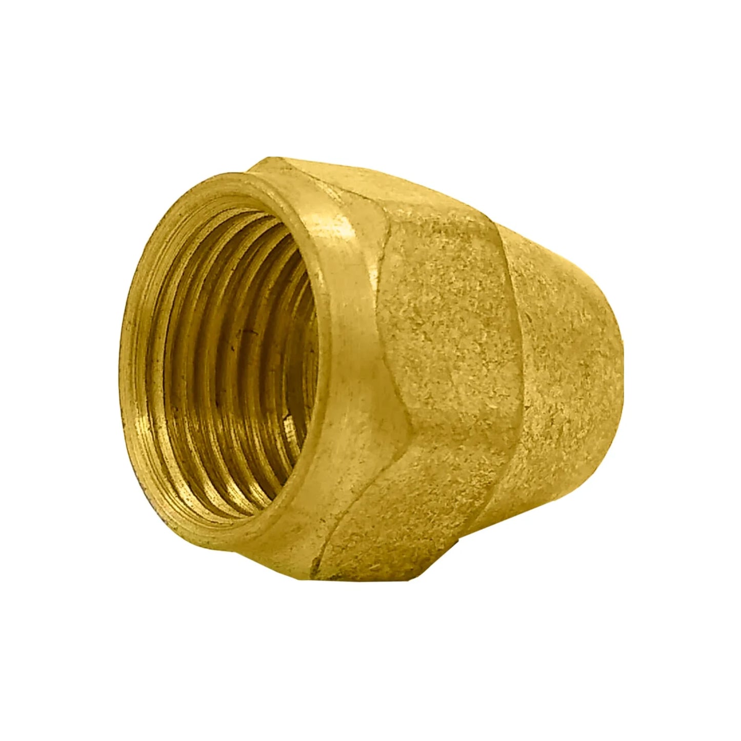 Tuerca cónica 3/8" (10 mm) latonada Aleamex AG-TC10