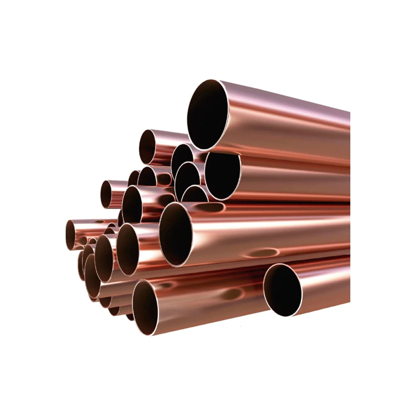 Tubo cobre 1/2" (13 mm) 6.1 m tipo "L" gas rígido Aleamex EGD-T13L