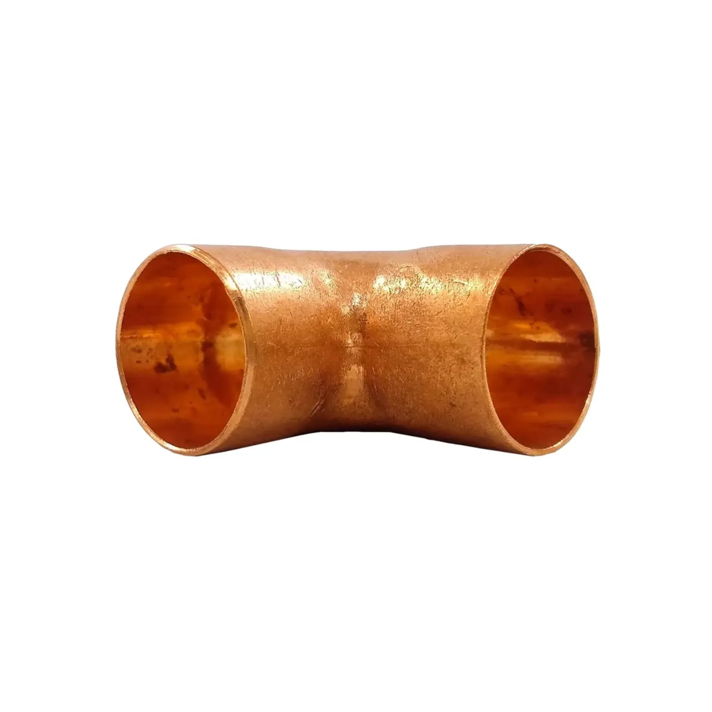 Codo de cobre de 90 grados para soldar tuberías de agua y gas, conexión de plomería profesional resistente a la corrosión