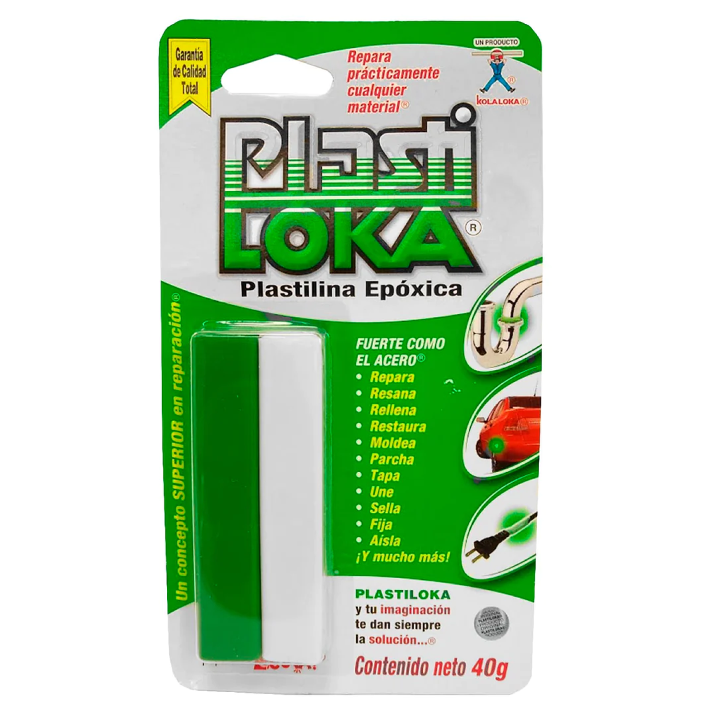 Plasty loka 40 g plastilina epóxica