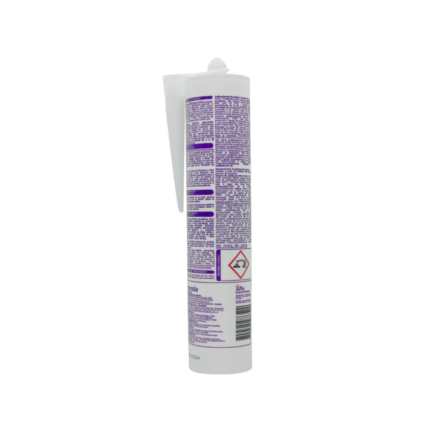 Silicón transparente 280 ml uso general Afix 5800013