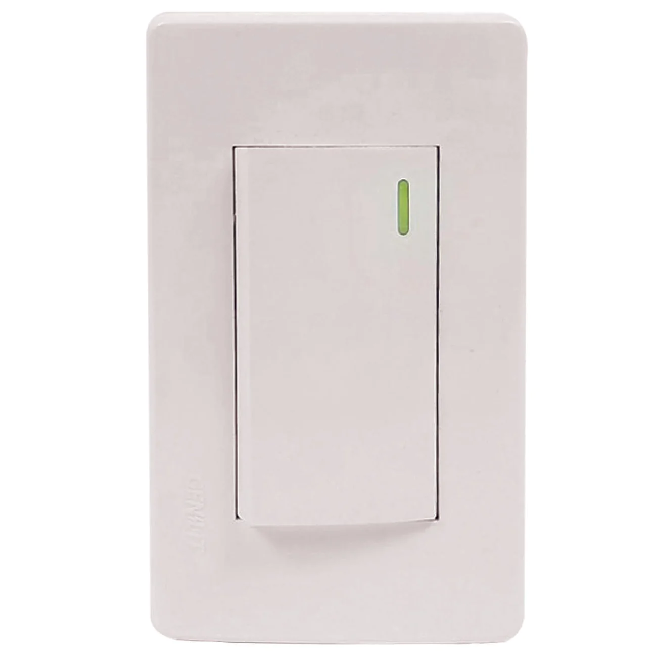 Placa 1 apagador blanca Genlit GL-PK1AB