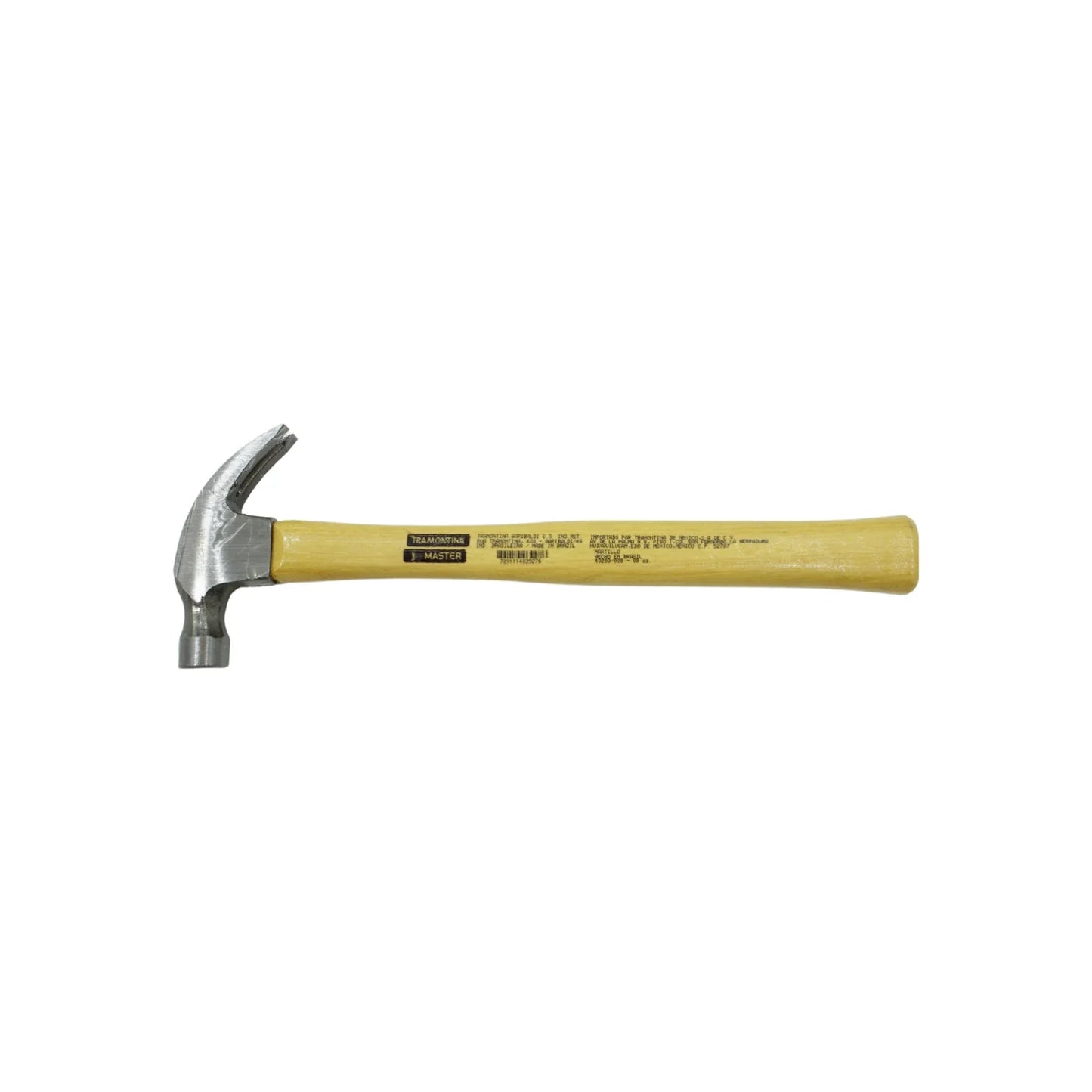 Martillo 8 oz curvo cabo de madera Tramontina 40203/008