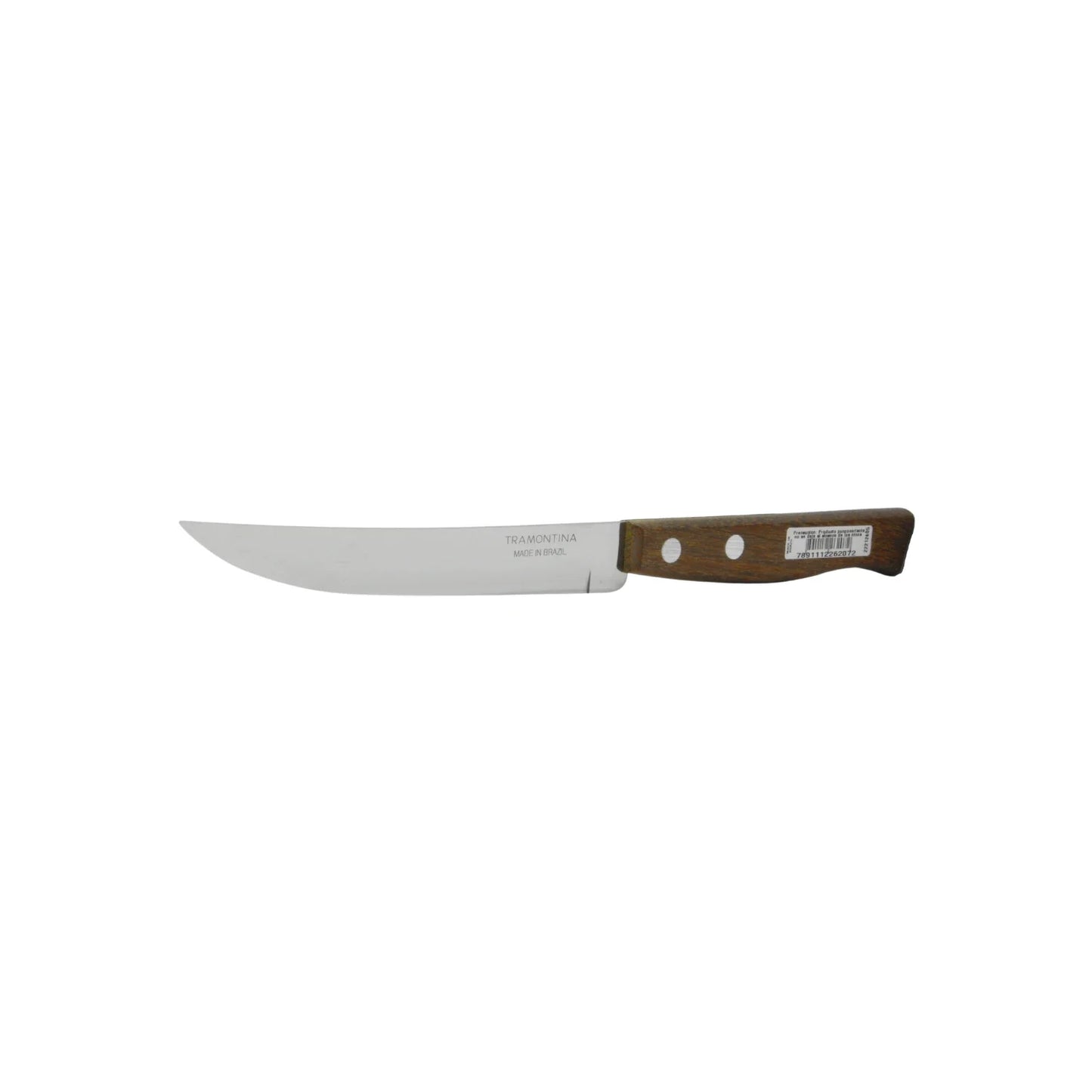 Cuchillo 5" liso mango de plástico Tramontina 22212/405