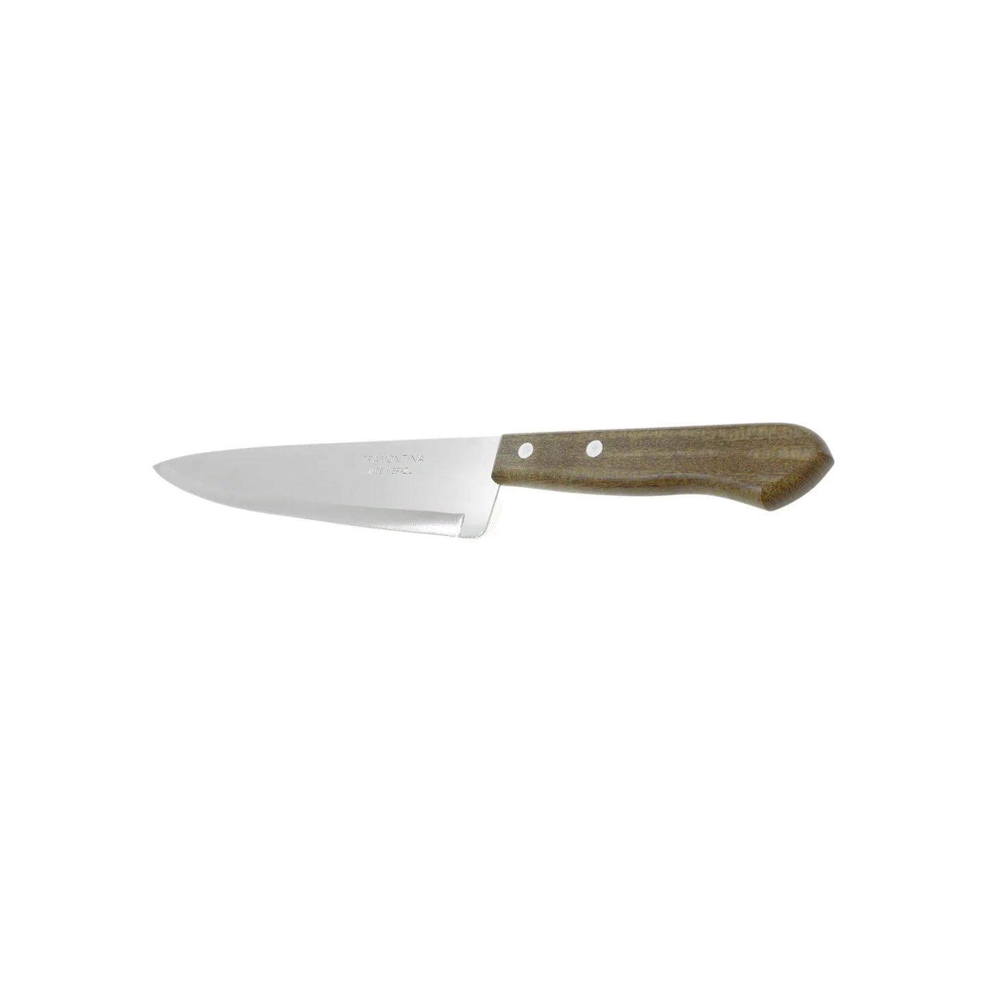 Cuchillo 9" liso mango de madera Tramontina 22902/009
