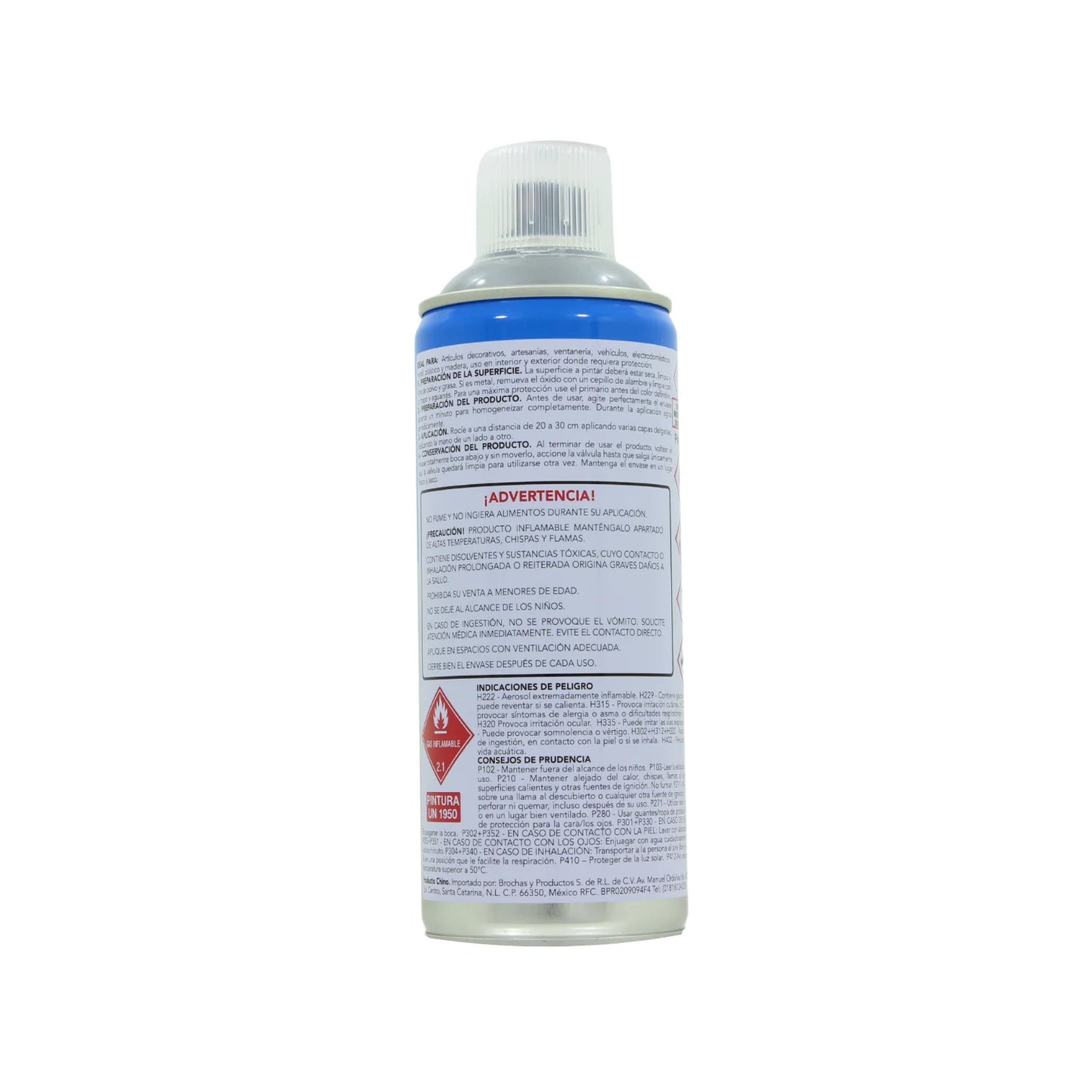 Pintura en aerosol aluminio acrílico 400 ml Byp AALS00