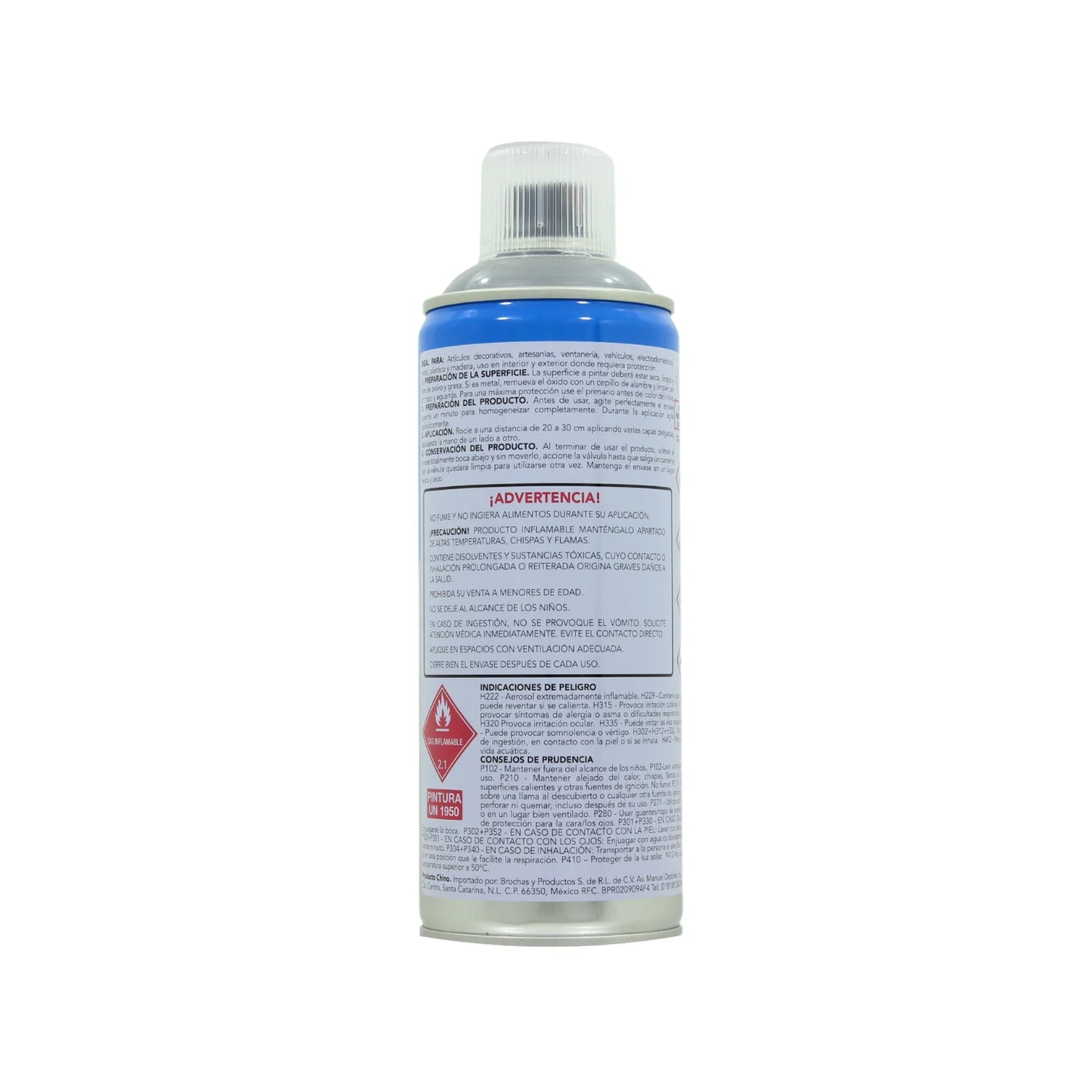 Pintura en aerosol plata acrílico 400 ml Byp APLS00