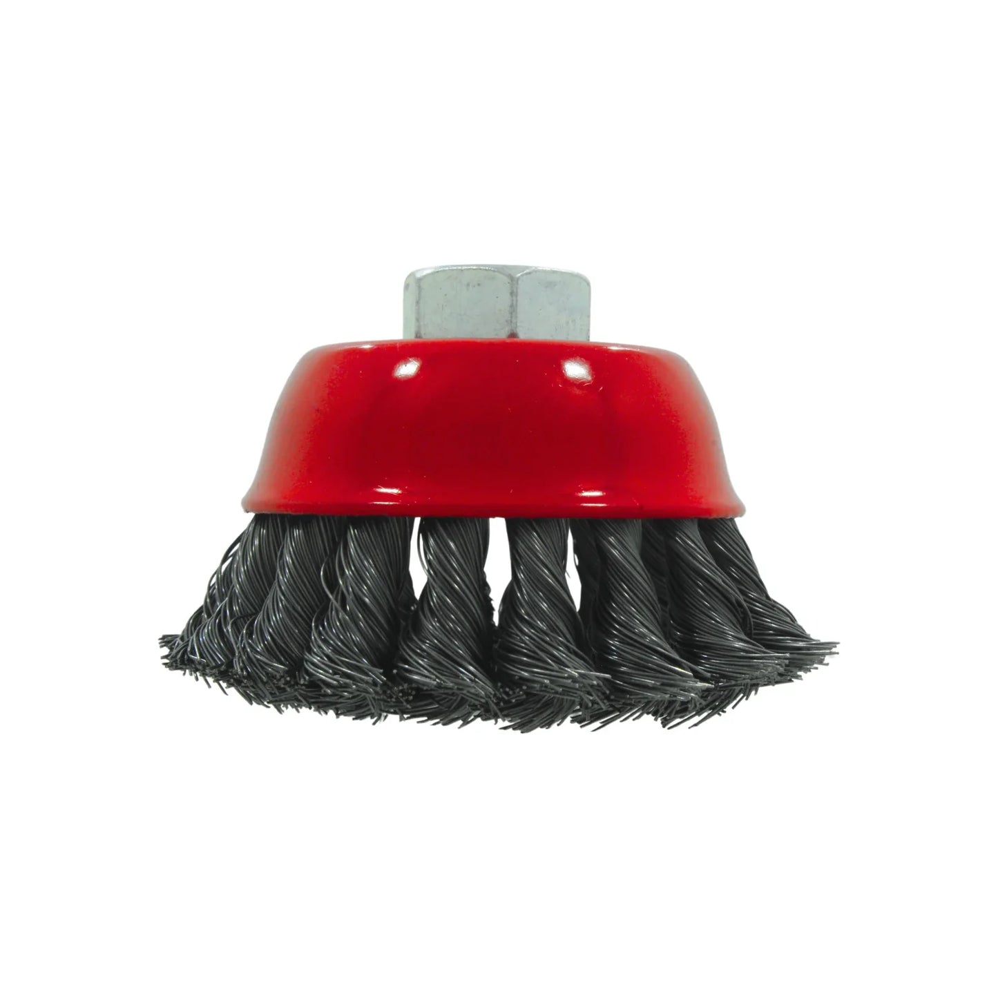 Carda de copa 3" x 5/8" trenzada alambre fino Byp CET301FN