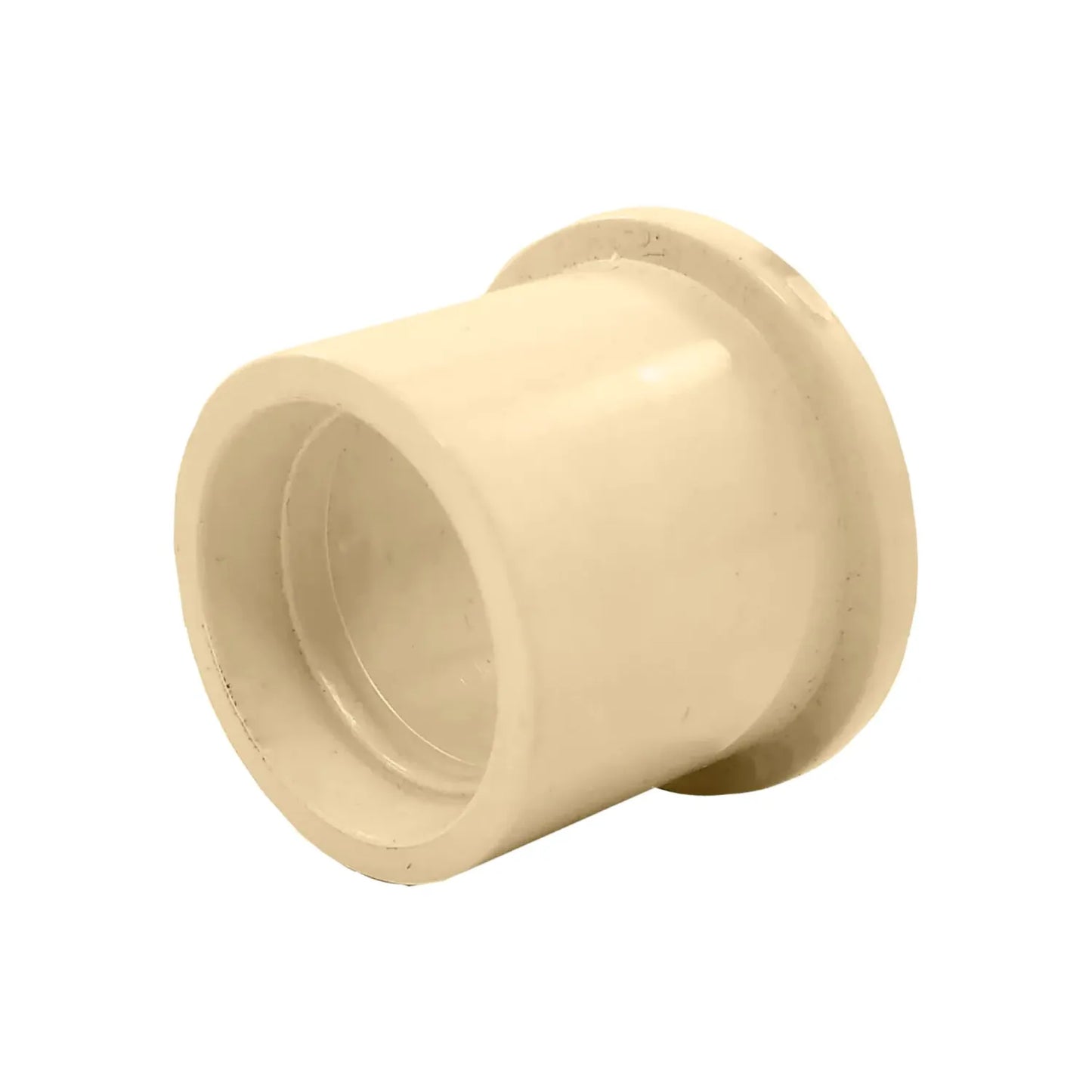 Reducción bushing CPVC beige de 1 pulgada a 3/4 pulgada para tuberías de plomería