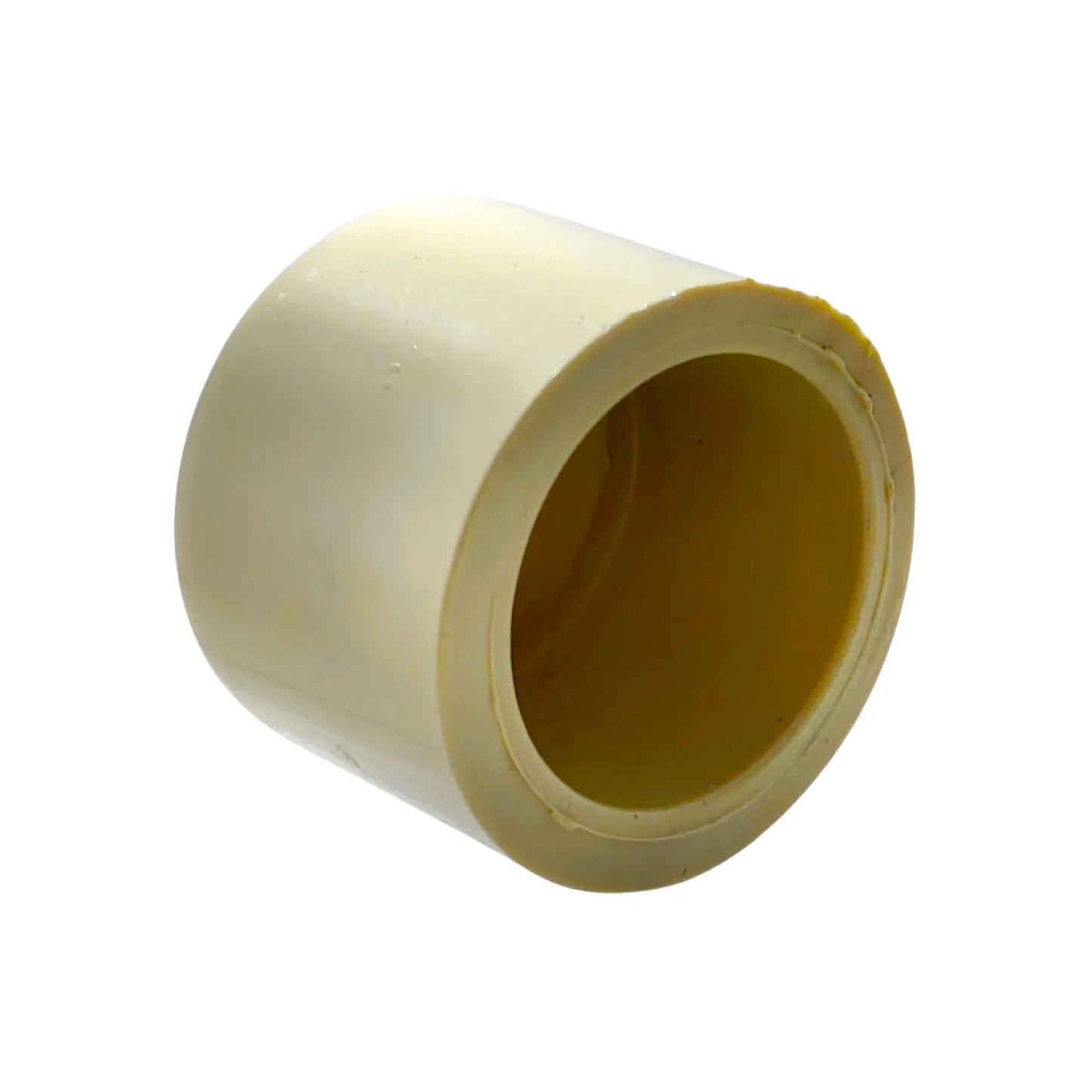 Tapón CPVC crema de 1/2" (13 mm) para tuberías, accesorio de fontanería para sellado y protección